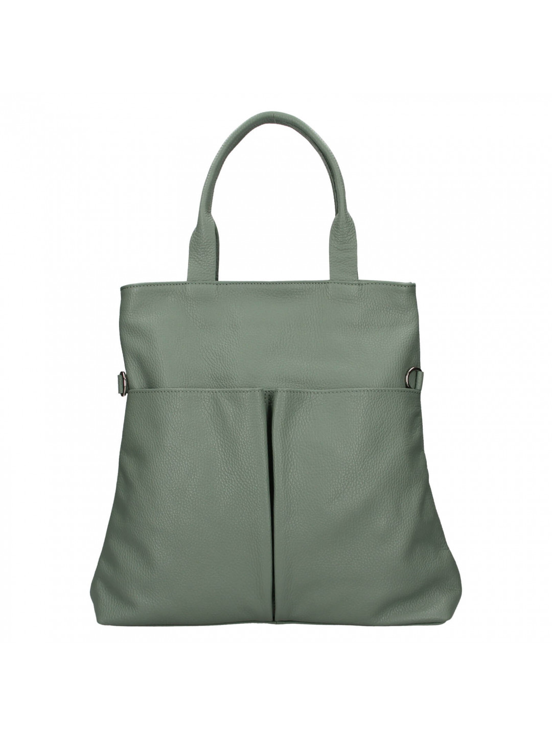 Dámská kožená kabelka Italia Ghita – zelená